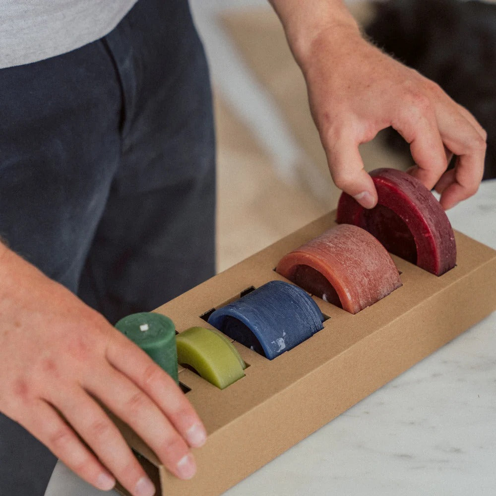 Candle Stack 03 - Brown