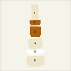 Candle Stack 06 - Beige