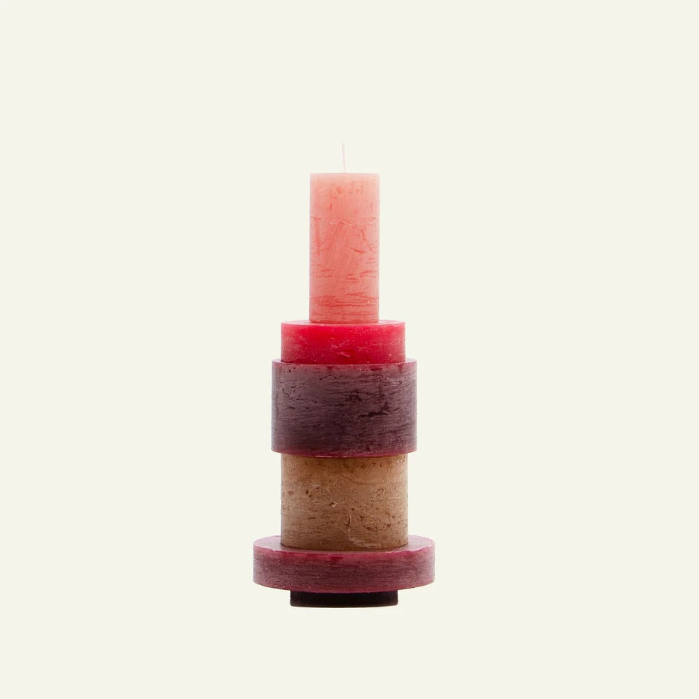 Candle Stack 03 - Burgundy