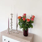 Drip Candle Holder Silver