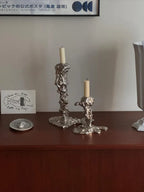 Drip Candle Holder Black Nickel