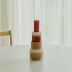 Candle Stack 06 - Beige