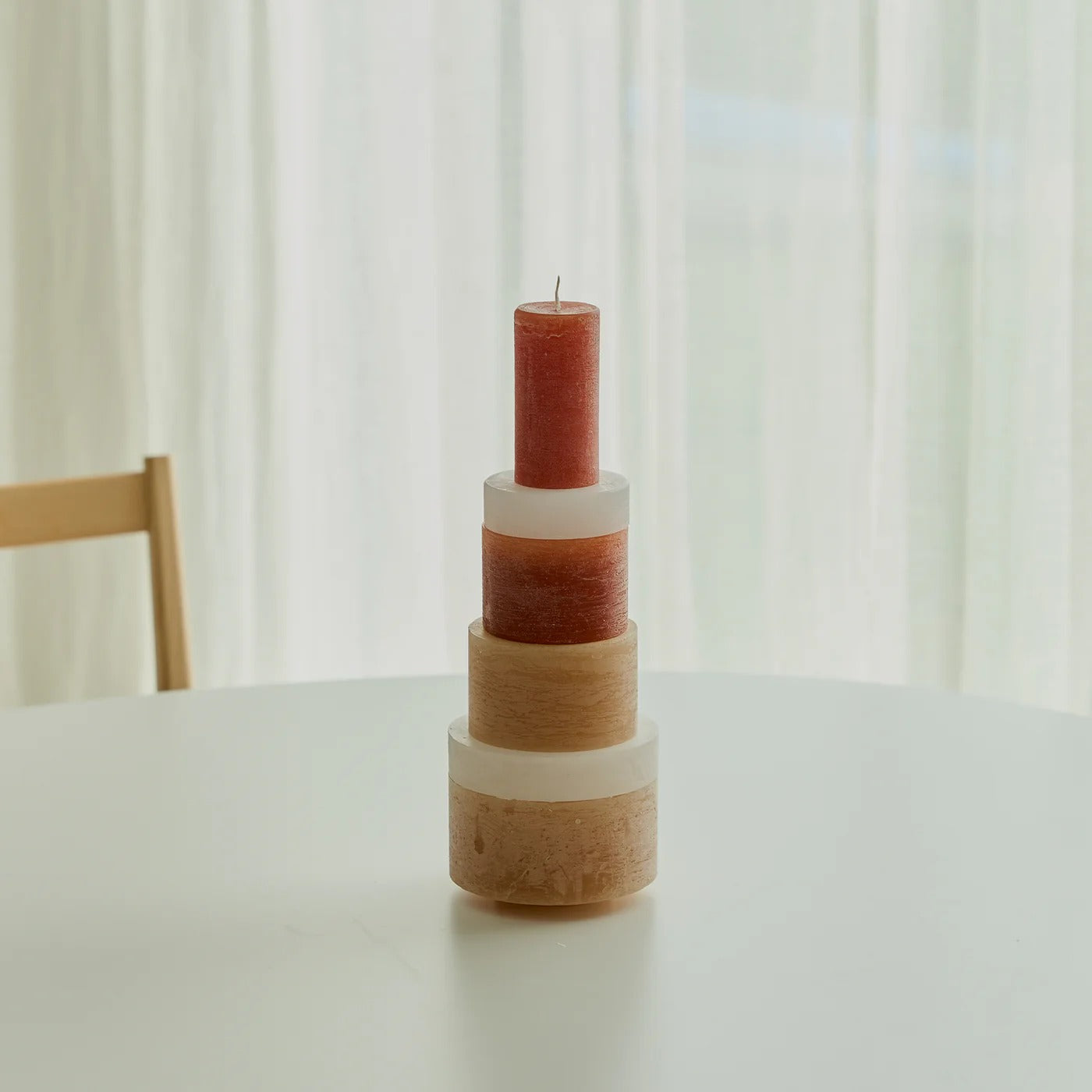 Candle Stack 06 - Beige
