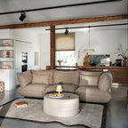 Sumo Corner Sofa Boucle Light Brown Melange