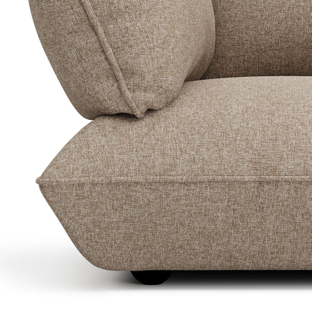 Sumo Corner Sofa Boucle Light Brown Melange
