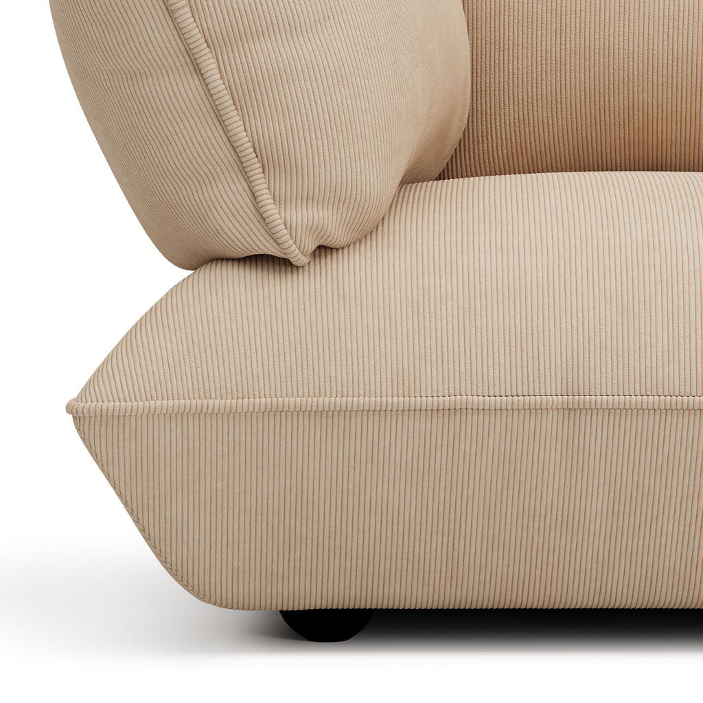 Sumo Corner Sofa Left Cord Beige