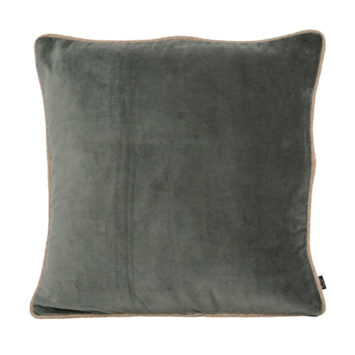 New Delhi Cushion Velvet Kaki Rect