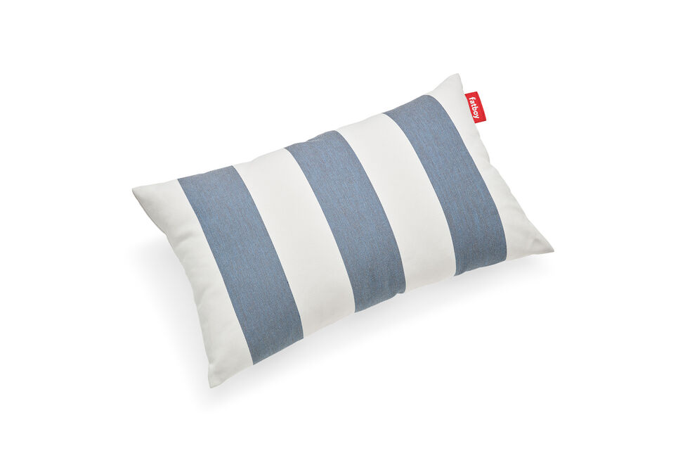King Pillow - Stripe Ocean Blue
