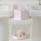Mint Square Tissue Box