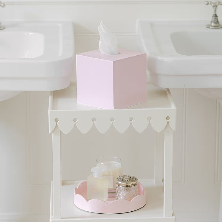 Mint Square Tissue Box