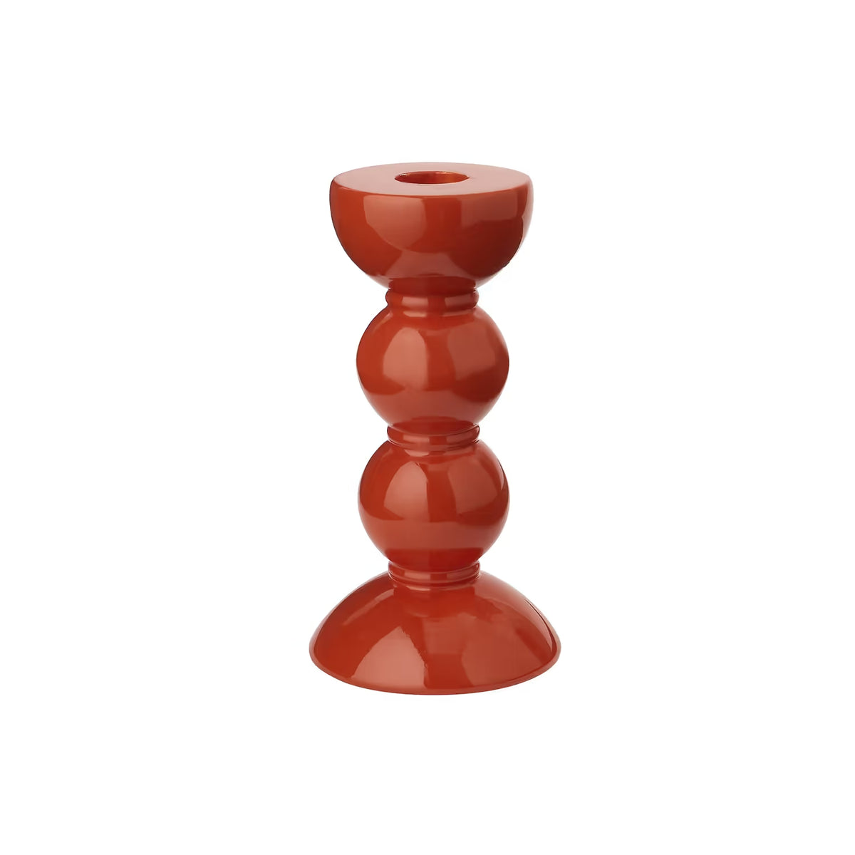 Medium Bobbin Candlestick - 14cm