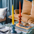 Medium Bobbin Candlestick - 14cm