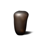 Vase Rune Brown