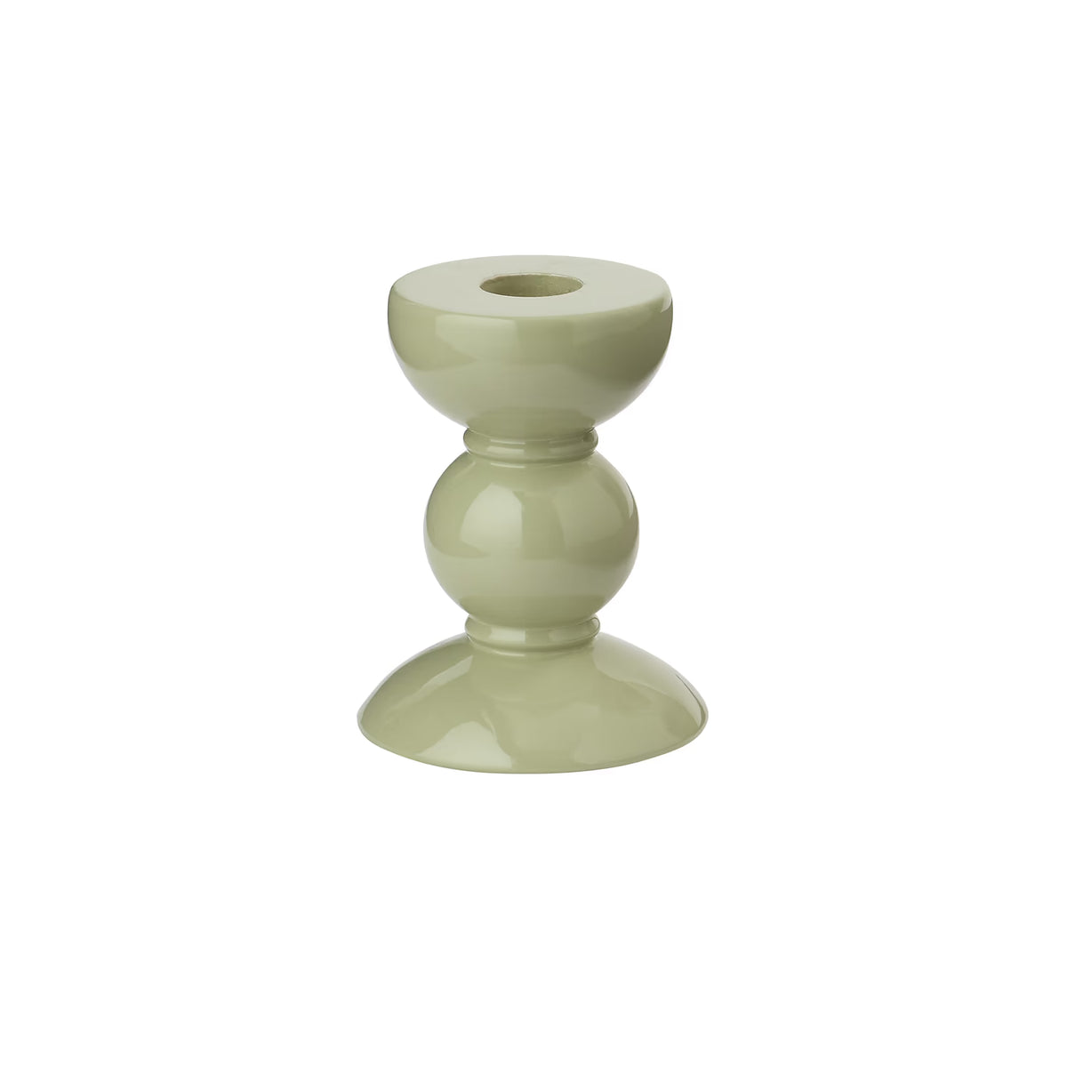 Small Bobbin Candlestick - 10cm