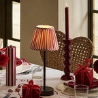 Tall Sage Bobbin Candlestick - 24cm