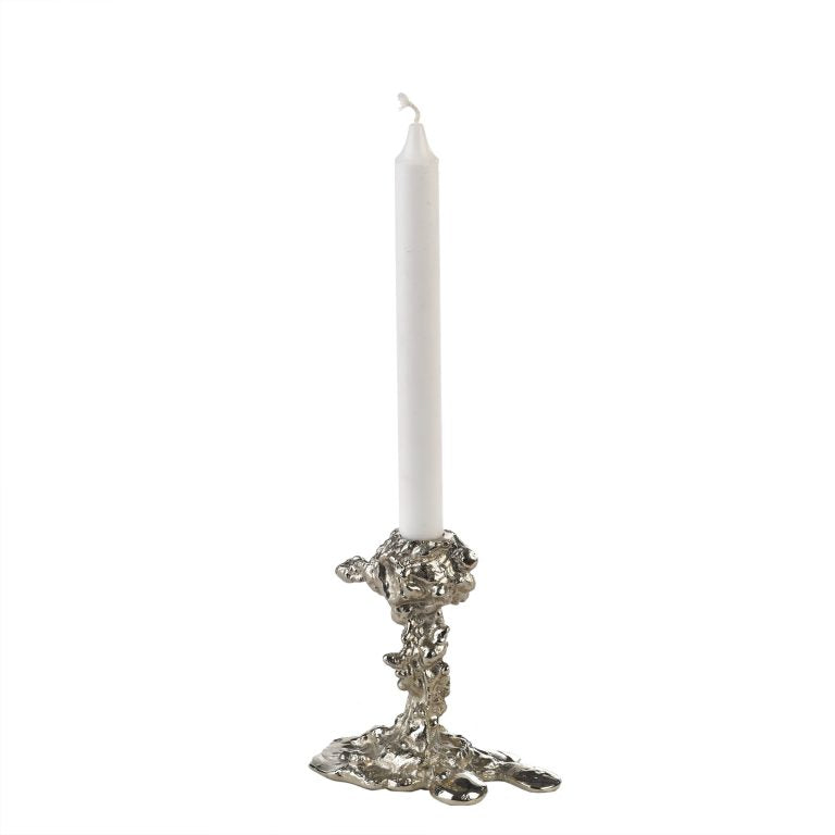 Drip Candle Holder Black Nickel