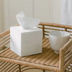 Mint Square Tissue Box